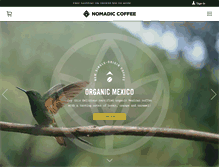 Tablet Screenshot of nomadiccoffee.com